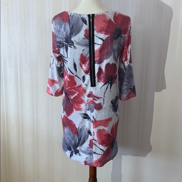 Zara floral sequence dress size M - Picture 6 of 7